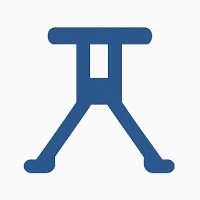 An icon image for a bicycle kickstand