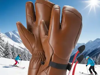 Image of 3 finger ski and snowboard mittens