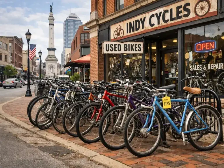 Buying or Selling Used Bicycles in Indianapolis, Indiana.