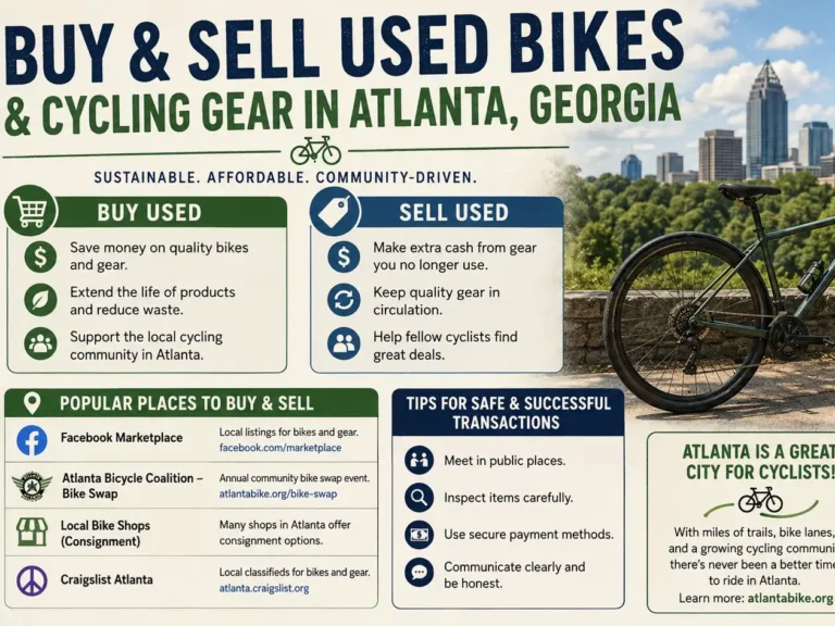 Best Places to Sell Used Bikes and Cycling Gear in Atlanta